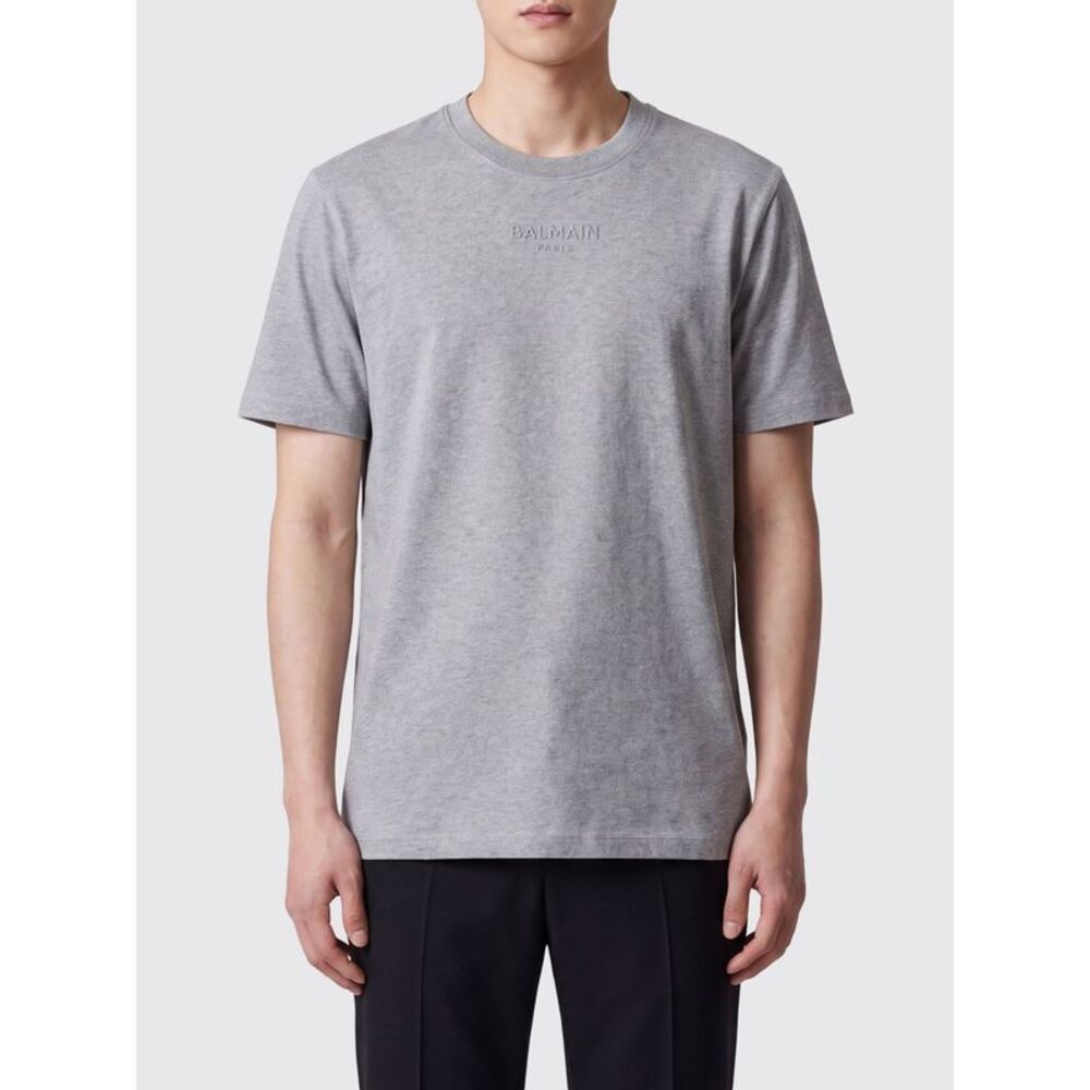 Balmain T-Shirt Men Grey